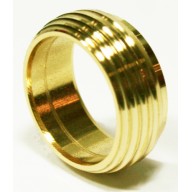 Aliança em Ouro Amarelo 18K Personalizado Trabalhado.